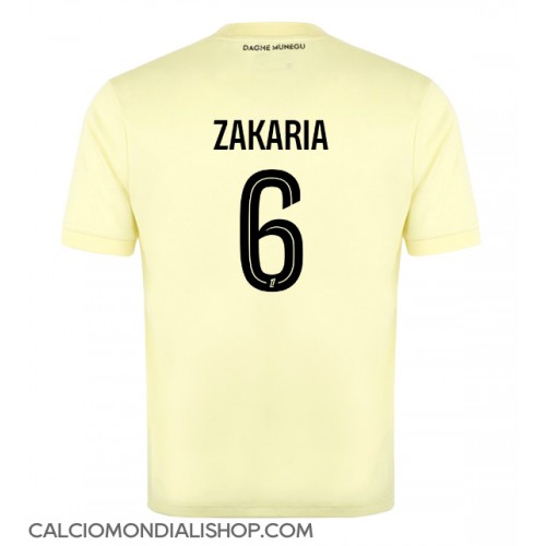 Maglie da calcio AS Monaco Denis Zakaria #6 Terza Maglia 2025-26 Manica Corta Maglie da calcio AS Monaco Denis Zakaria #6 Terza Maglia 2025-26 Manica Corta
